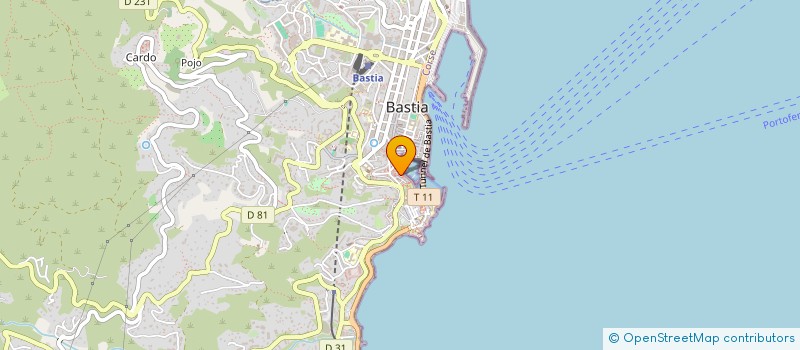 localisation de l'entreprise FOCE à BASTIA