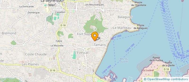 localisation de l'entreprise FOCEA DEVELOPPEMENT à LA SEYNE-SUR-MER