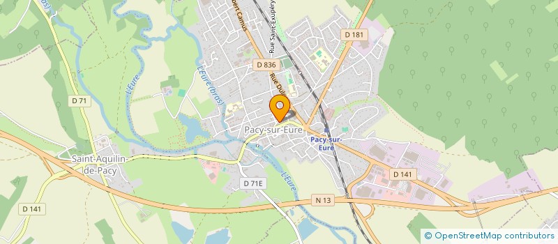 localisation de l'entreprise FOCELIA ASSURANCES  PACY-SUR-EURE