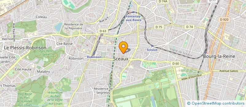 localisation de l'entreprise FOCH-1 à SCEAUX