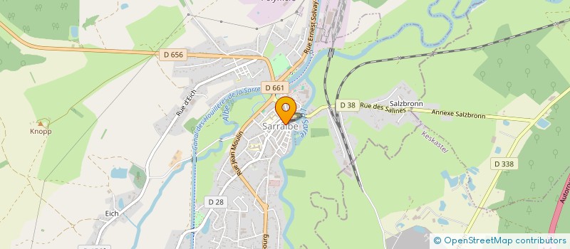 localisation de l'entreprise FOCH 116 à SARRALBE
