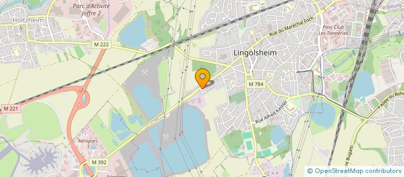 localisation de l'entreprise FOCH 169  LINGOLSHEIM