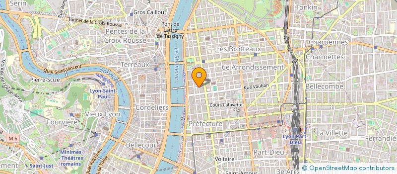 localisation de l'entreprise FOCH 2025  LYON