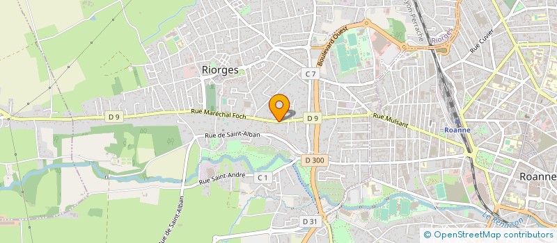 localisation de l'entreprise FOCH à RIORGES