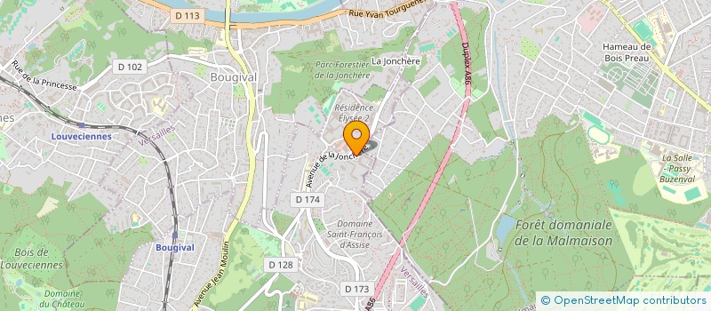 localisation de l'entreprise FOCH 49 FINANCES  LA CELLE-SAINT-CLOUD