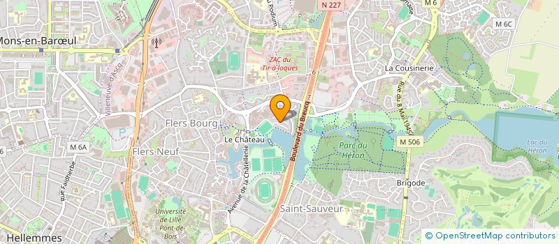 localisation de l'entreprise FOCH à VILLENEUVE-D'ASCQ