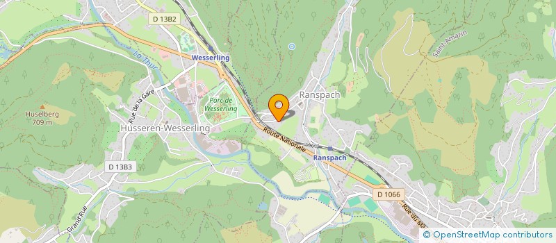 localisation de l'entreprise FOCH  RANSPACH