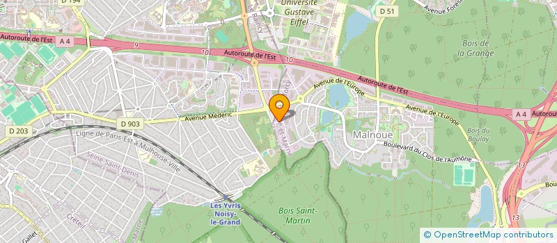 localisation de l'entreprise FOCH  EMERAINVILLE