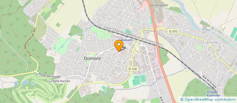 localisation de l'entreprise FOCH  DOMONT