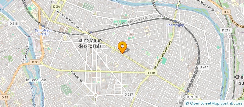 localisation de l'entreprise FOCH AUTO DISTRIBUTION à SAINT-MAUR-DES-FOSSES