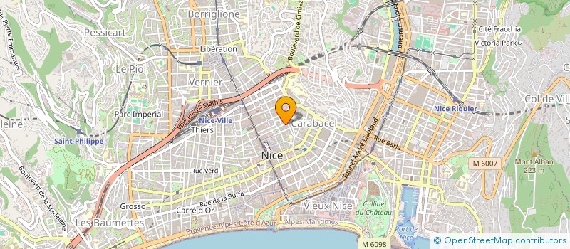 localisation de l'entreprise FOCH COMPANY à NICE