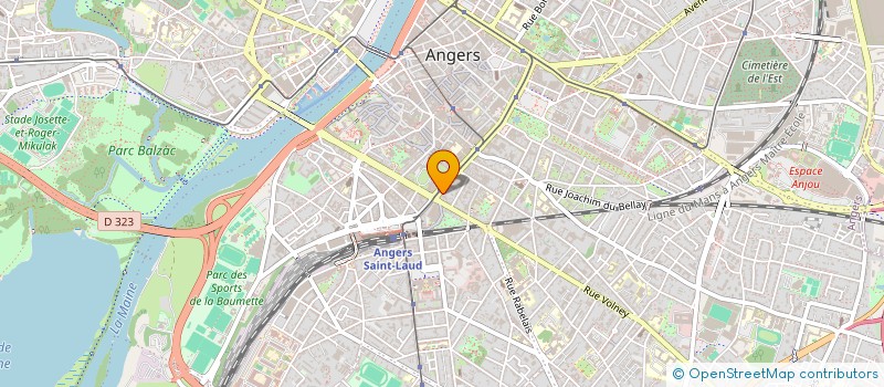 localisation de l'entreprise FOCH COURTAGE à ANGERS