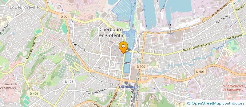 localisation de l'entreprise FOCH DIVETTE à CHERBOURG-EN-COTENTIN