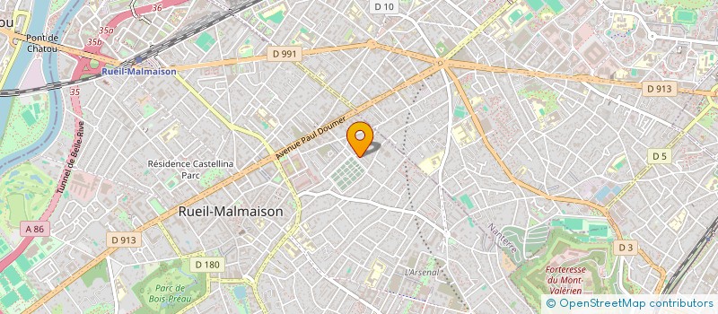 localisation de l'entreprise FOCH ET CAUX à RUEIL-MALMAISON