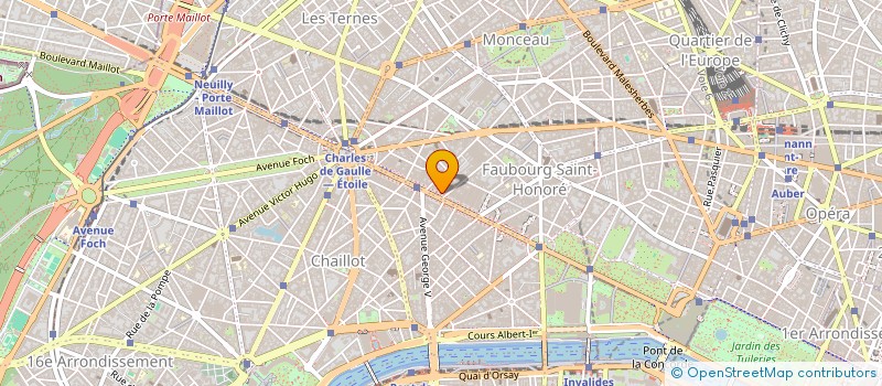 localisation de l'entreprise FOCH GESTION  PARIS