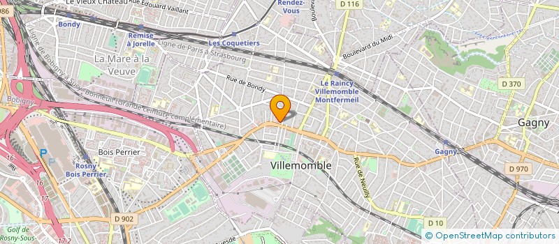 localisation de l'entreprise FOCH II POUR TOUS à VILLEMOMBLE