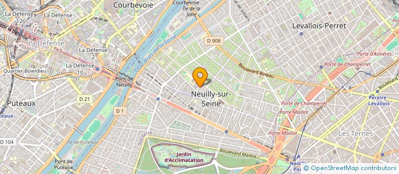 localisation de l'entreprise FOCH IMMO à NEUILLY-SUR-SEINE