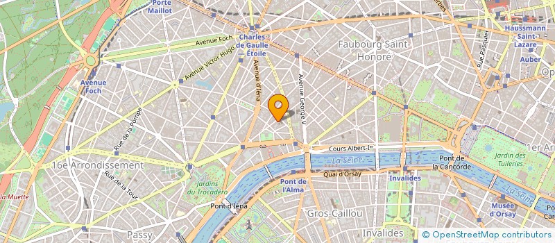 localisation de l'entreprise FOCH INVESTISSEMENTS CONSEILS  PARIS