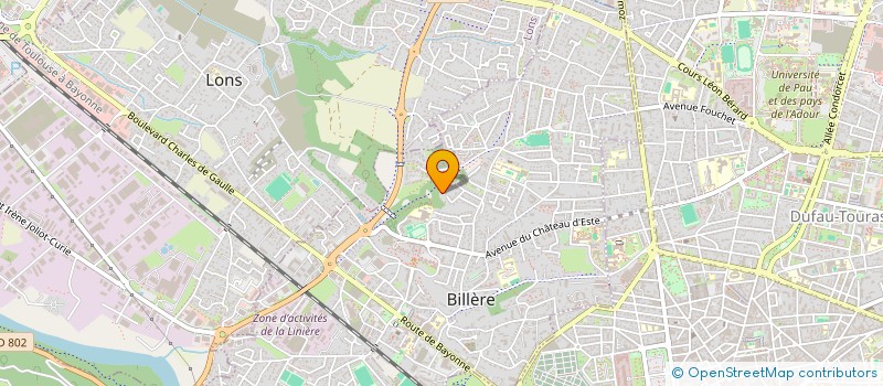 localisation de l'entreprise FOCH MG  BILLERE