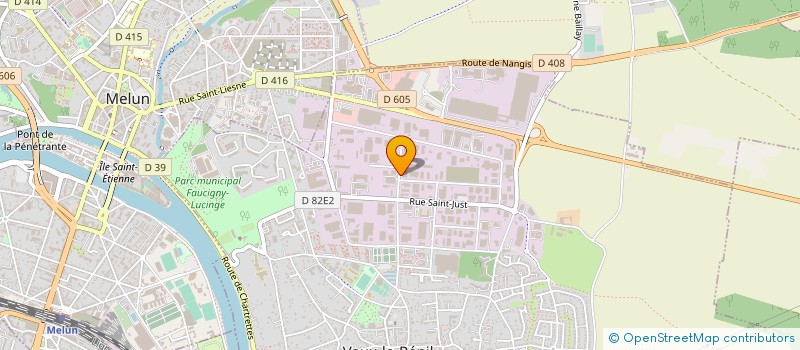 localisation de l'entreprise FOCH PEINTURE FINITION à VAUX-LE-PENIL