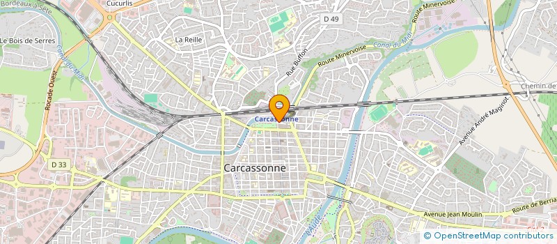 localisation de l'entreprise FOCH RESTAURATION à CARCASSONNE