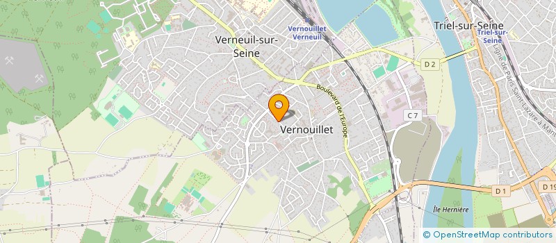 localisation de l'entreprise FOCH RONCHETTI  VERNOUILLET