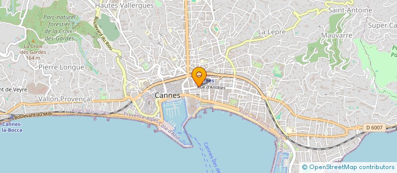 localisation de l'entreprise FOCH UNIVERS à CANNES