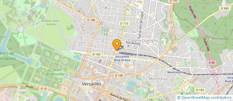 localisation de l'entreprise FOCH-VERSAILLES à VERSAILLES