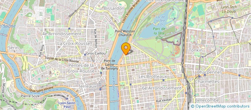 localisation de l'entreprise FOCH567  LYON