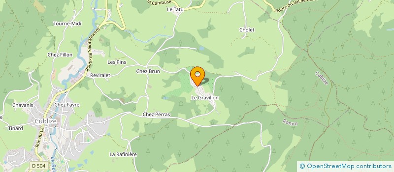 localisation de l'entreprise FOCHESATO  CUBLIZE