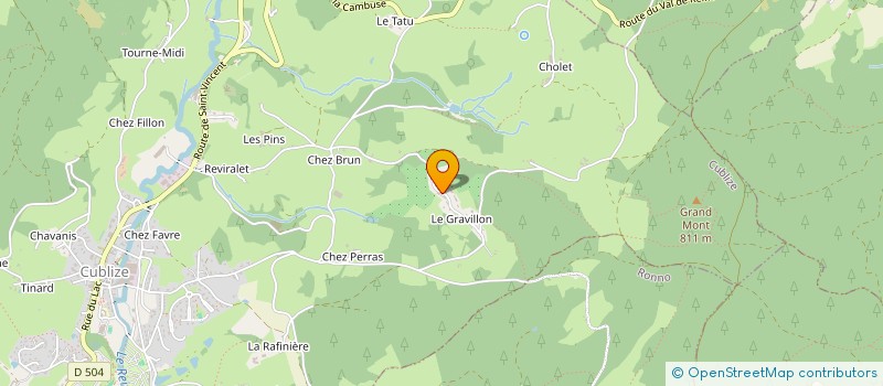 localisation de l'entreprise FOCHESATO  CUBLIZE