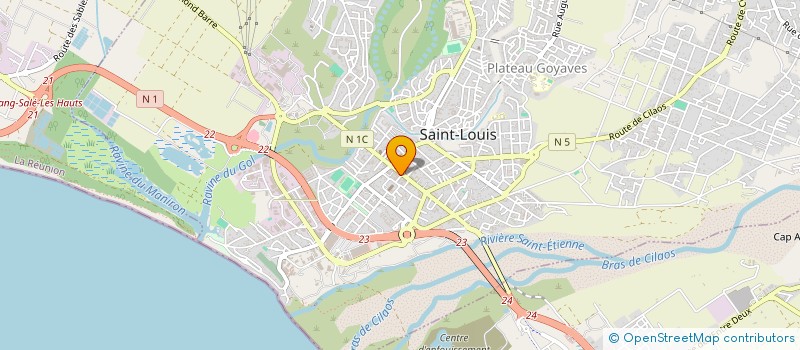 localisation de l'entreprise FOCK HINE à SAINT-LOUIS