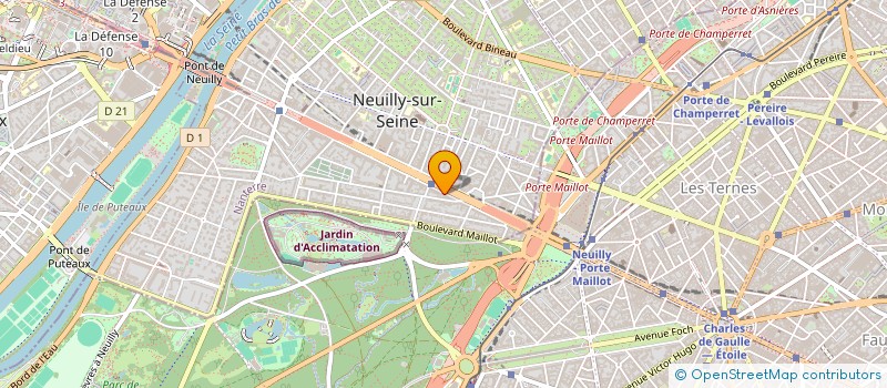 localisation de l'entreprise FOCLY à NEUILLY-SUR-SEINE