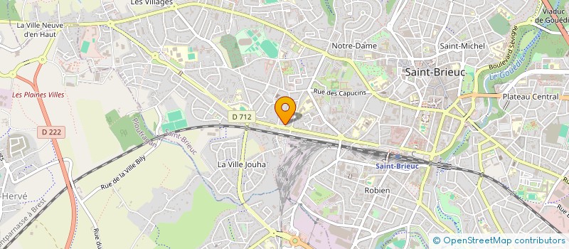 localisation de l'entreprise FOCS - FORMATION CONSEIL STRATEGIE  SAINT-BRIEUC