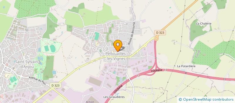 localisation de l'entreprise FOCSIE EVAL à VERRIERES-EN-ANJOU