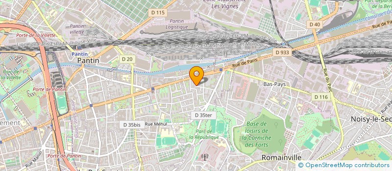 localisation de l'entreprise FOCUS à PANTIN