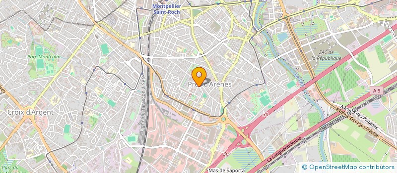 localisation de l'entreprise FOCUS à MONTPELLIER
