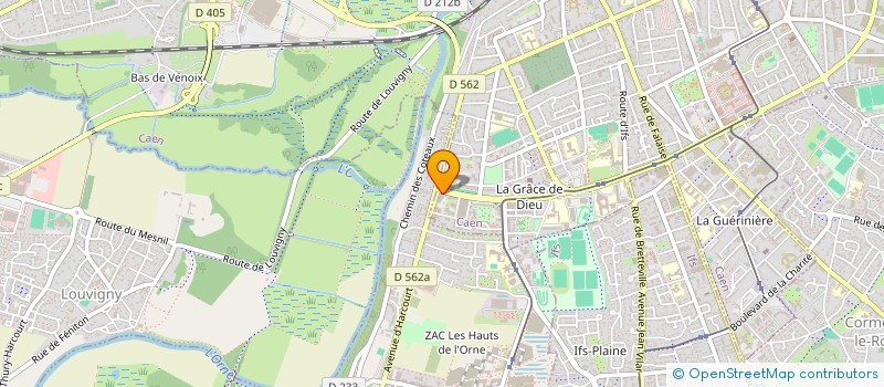 localisation de l'entreprise FOCUS à CAEN
