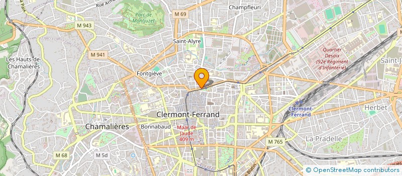 localisation de l'entreprise FOCUS  CLERMONT-FERRAND