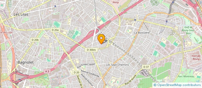 localisation de l'entreprise FOCUS à ROMAINVILLE