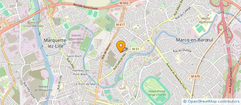 localisation de l'entreprise FOCUS  TOURCOING