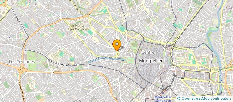 localisation de l'entreprise FOCUS à MONTPELLIER