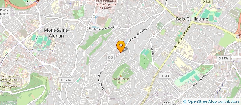 localisation de l'entreprise FOCUS AGENCEMENT L'ATELIER  BOIS-GUILLAUME