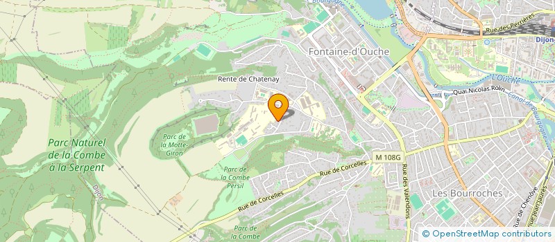 localisation de l'entreprise FOCUS ARTS'  DIJON