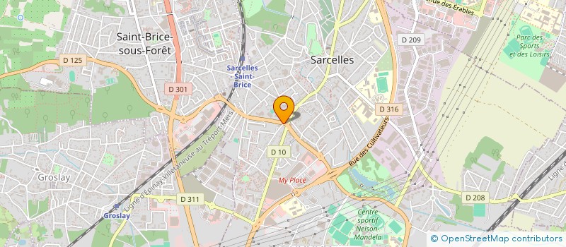 localisation de l'entreprise FOCUS AUTO  SARCELLES