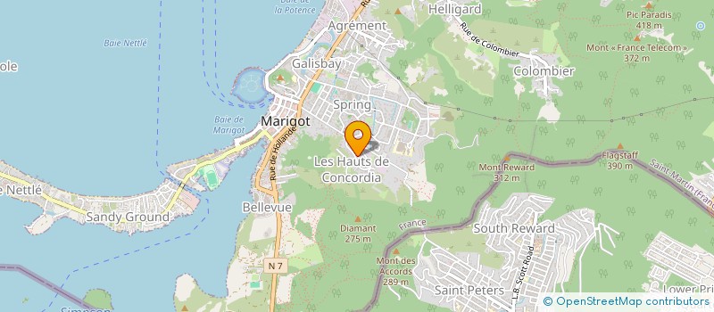 localisation de l'entreprise FOCUS BOAT  SAINT MARTIN