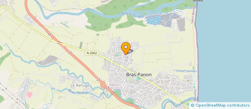 localisation de l'entreprise FOCUS EVENTS 974  BRAS-PANON