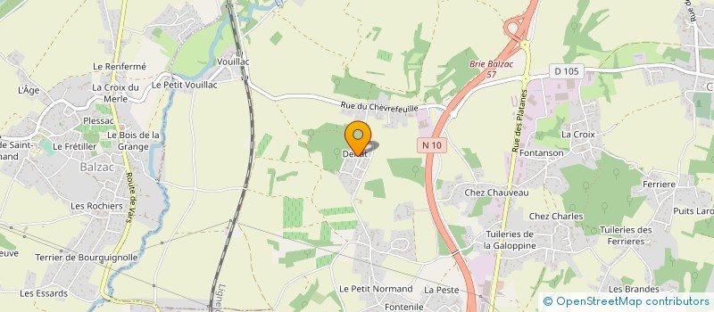 localisation de l'entreprise FOCUS FACADE  CHAMPNIERS
