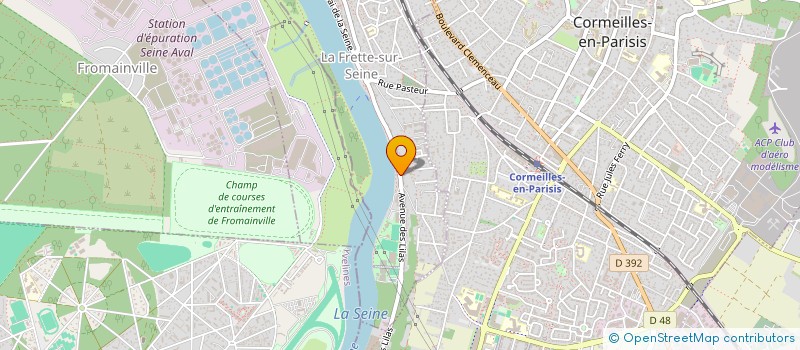 localisation de l'entreprise FOCUS & FLOW COACHING  LA FRETTE-SUR-SEINE