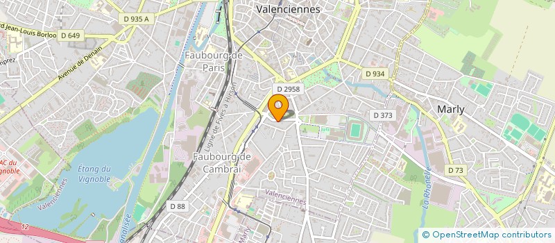 localisation de l'entreprise FOCUS IMMO  VALENCIENNES